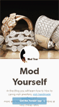 Mobile Screenshot of modyourself.tumblr.com