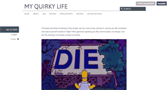 Desktop Screenshot of myquirkylife.tumblr.com