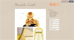 Desktop Screenshot of maridah.tumblr.com
