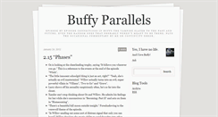 Desktop Screenshot of buffyparallels.tumblr.com