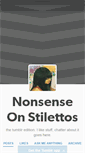 Mobile Screenshot of nonsenseonstilettos.tumblr.com