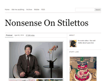 Tablet Screenshot of nonsenseonstilettos.tumblr.com