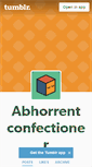 Mobile Screenshot of abhorrentconfectioner.tumblr.com