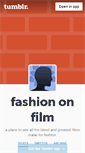 Mobile Screenshot of fashion-on-film.tumblr.com