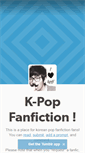 Mobile Screenshot of kpopfanfiction.tumblr.com