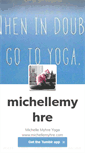 Mobile Screenshot of michellemyhre.tumblr.com