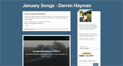 Desktop Screenshot of januarysongs.tumblr.com