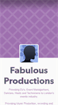 Mobile Screenshot of fabulousproductions.tumblr.com