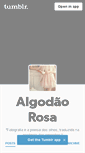 Mobile Screenshot of algodaorosa.tumblr.com