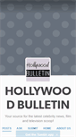 Mobile Screenshot of hollywoodbulletin.tumblr.com