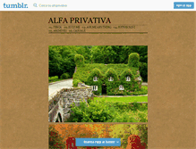 Tablet Screenshot of alfaprivativa.tumblr.com