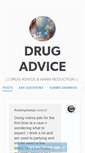 Mobile Screenshot of drugadvice.tumblr.com