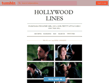 Tablet Screenshot of hollywoodlines.tumblr.com