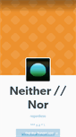 Mobile Screenshot of neithernor.tumblr.com