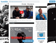 Tablet Screenshot of drewharmoncomedy.tumblr.com