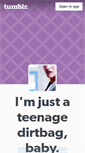 Mobile Screenshot of imjustateenagewasteland.tumblr.com