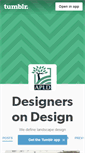 Mobile Screenshot of designersondesign.tumblr.com