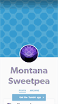 Mobile Screenshot of montanasweetpea.tumblr.com