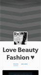 Mobile Screenshot of lovebeautyfashion.tumblr.com