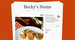 Desktop Screenshot of beckysnoms.tumblr.com