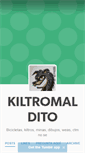 Mobile Screenshot of kiltromaldito.tumblr.com