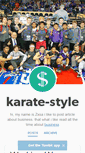 Mobile Screenshot of karate-style.tumblr.com