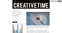 Desktop Screenshot of creativetime.tumblr.com