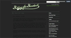 Desktop Screenshot of bikingforbaseball.tumblr.com