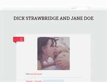 Tablet Screenshot of dickstrawbridge.tumblr.com