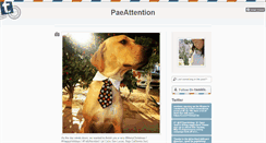 Desktop Screenshot of paeattention.tumblr.com