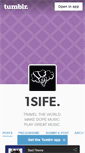 Mobile Screenshot of 1sife.tumblr.com