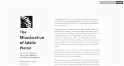 Desktop Screenshot of adelleplaton.tumblr.com