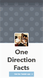 Mobile Screenshot of one-direction-facts.tumblr.com