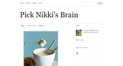 Desktop Screenshot of nikkisbrain.tumblr.com