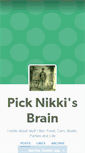 Mobile Screenshot of nikkisbrain.tumblr.com
