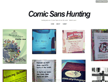 Tablet Screenshot of comicsanshunting.tumblr.com