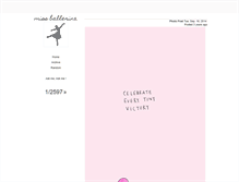 Tablet Screenshot of missballerina.tumblr.com
