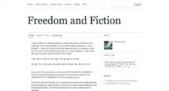 Desktop Screenshot of freedomandfiction.tumblr.com