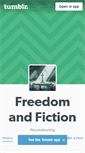 Mobile Screenshot of freedomandfiction.tumblr.com