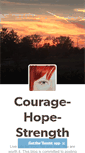 Mobile Screenshot of couragehopestrength.tumblr.com