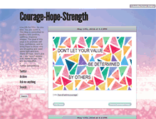 Tablet Screenshot of couragehopestrength.tumblr.com