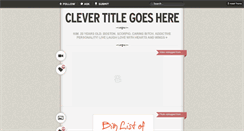 Desktop Screenshot of kimberlyxoxoxo.tumblr.com