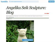 Tablet Screenshot of angelikaseiksculpture.tumblr.com