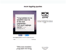 Tablet Screenshot of mcmtagalogquotes.tumblr.com