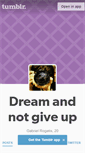 Mobile Screenshot of believeinonemoredream.tumblr.com