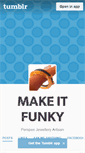 Mobile Screenshot of makeitfunky.tumblr.com