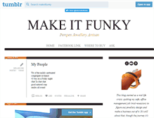 Tablet Screenshot of makeitfunky.tumblr.com