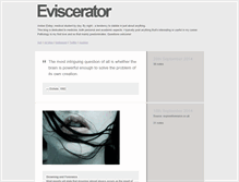 Tablet Screenshot of eviscerator.tumblr.com