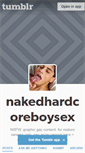 Mobile Screenshot of nakedhardcoreboysex.tumblr.com