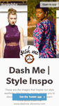 Mobile Screenshot of dashme.tumblr.com